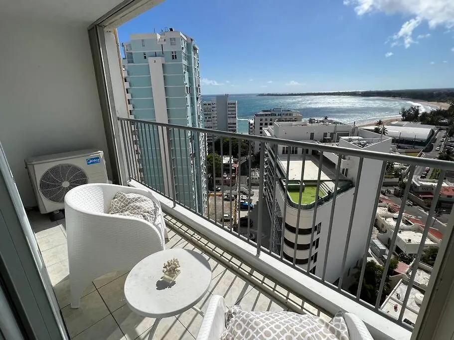 Apartment Gorgeous Ocean View Condo W/Beach Access & Parking San Juan